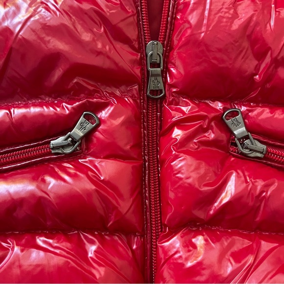 Moncler Red Boys Coat - Picture 9 of 13